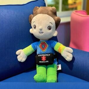 Mighty Jax 14" Plush Doll Stuffed Food Allergy Mightiest Me Embroidered Medicine